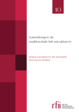 Cover Publikation Sammlungen als multimodale Infrastrukturen