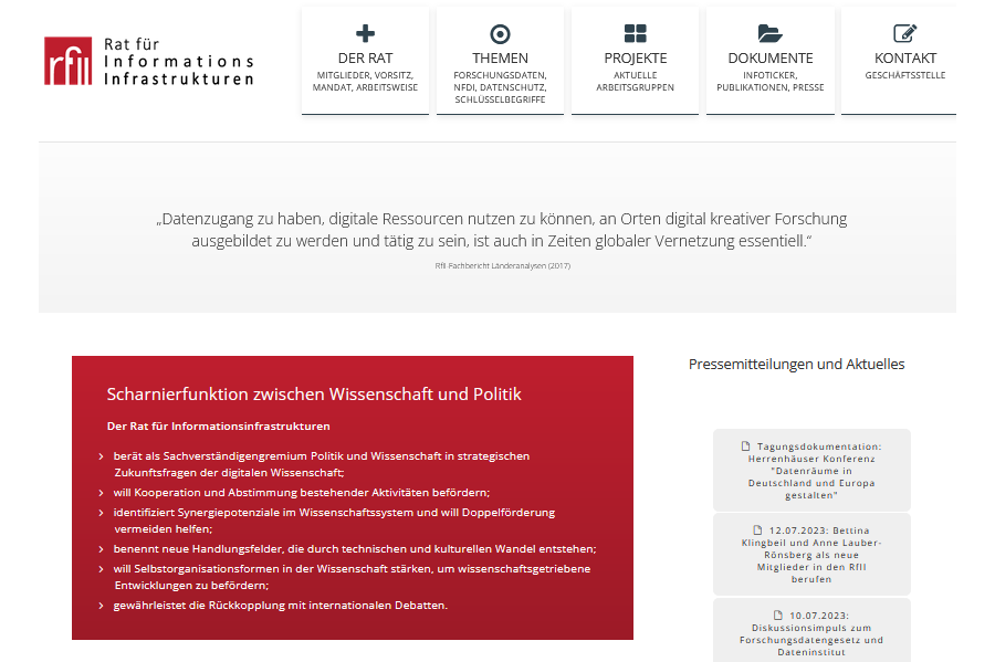 Stellenausschreibung Referent*in (w/m/d)